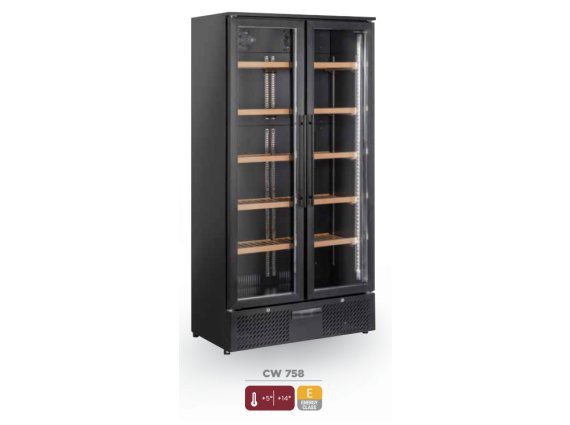 Frigorifero per vini CW 758 +5/+14°C..